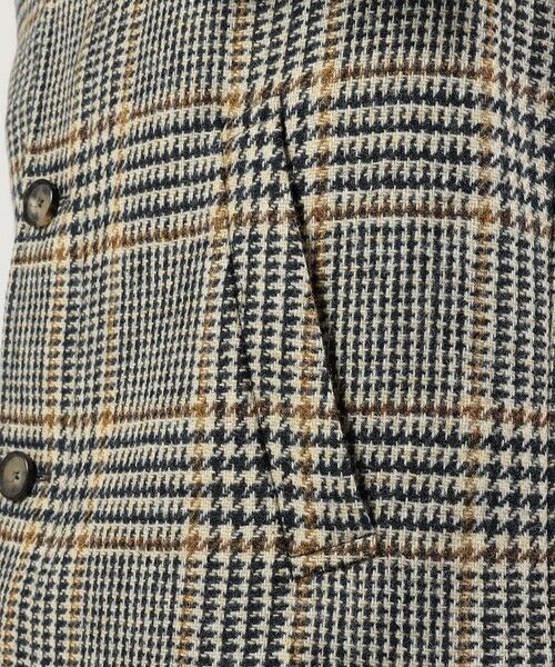 TOMORROWLAND / トゥモローランド ブルゾン | 【別注】CARUSO ウールグレンチェック ショートブルゾン | 詳細9