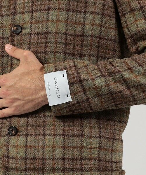 TOMORROWLAND / トゥモローランド ブルゾン | 【別注】CARUSO ウールチェック ショートブルゾン | 詳細7