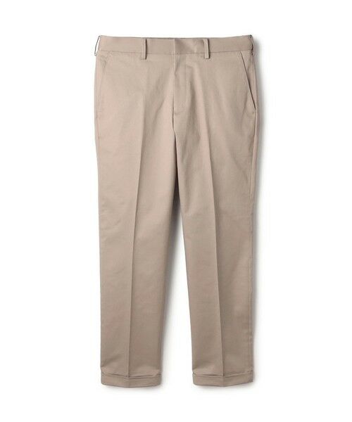 TOMORROWLAND/トゥモローランド チノストレッチ スリムテーパードパンツ 43 ベージュ XS