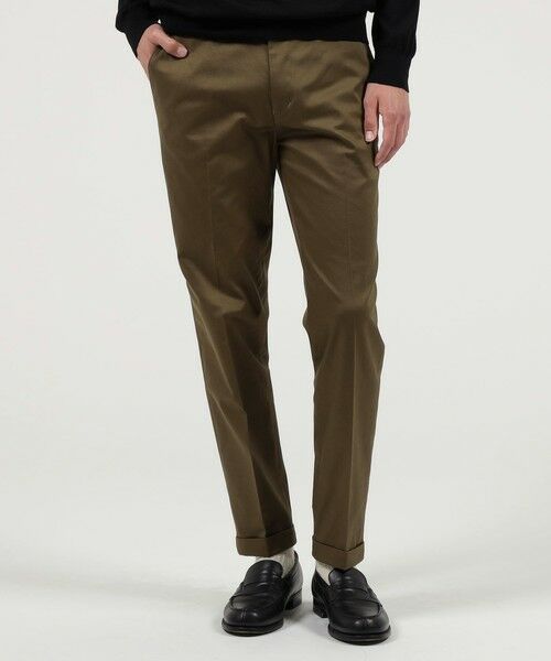 TOMORROWLAND / トゥモローランド チノ・ワークパンツ | チノストレッチ スリムテーパードパンツ | 詳細1