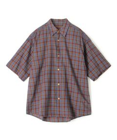 TOMORROWLAND / トゥモローランド シャツ・ブラウス | インドコットン カスリチェック ハーフスリーブシャツ
