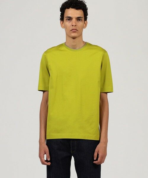 TOMORROWLAND / トゥモローランド カットソー | スーピマコットン ニットコンビ ハーフスリーブカットソー | 詳細2