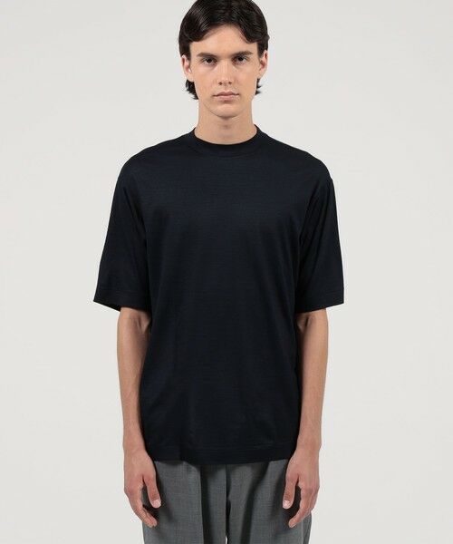 TOMORROWLAND / トゥモローランド カットソー | ウールジャージー モックネック ハーフスリーブカットソー | 詳細2