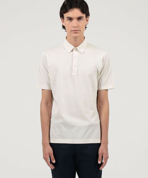 TOMORROWLAND / トゥモローランド ポロシャツ | ギザコットン メッシュポロシャツ | 詳細2
