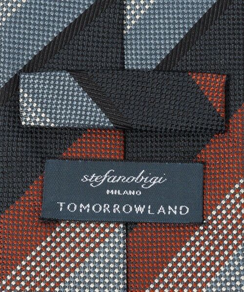 TOMORROWLAND / トゥモローランド ネクタイ | STEFANO BIGI コットンシルク レジメンタルストライプ ネクタイ | 詳細3