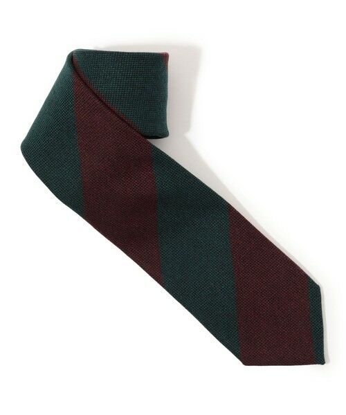 TOMORROWLAND / トゥモローランド ネクタイ | STEFANO BIGI ウール レジメンタルストライプ ネクタイ | 詳細1