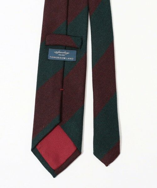 TOMORROWLAND / トゥモローランド ネクタイ | STEFANO BIGI ウール レジメンタルストライプ ネクタイ | 詳細2