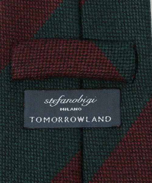 TOMORROWLAND / トゥモローランド ネクタイ | STEFANO BIGI ウール レジメンタルストライプ ネクタイ | 詳細3