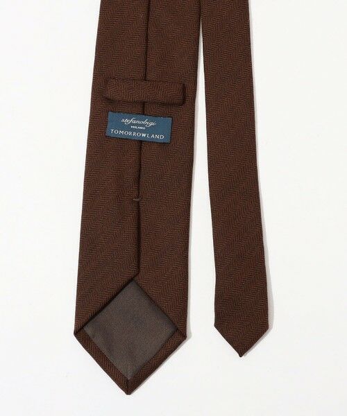 TOMORROWLAND / トゥモローランド ネクタイ | STEFANO BIGI ウール ヘリンボーン柄ネクタイ | 詳細2