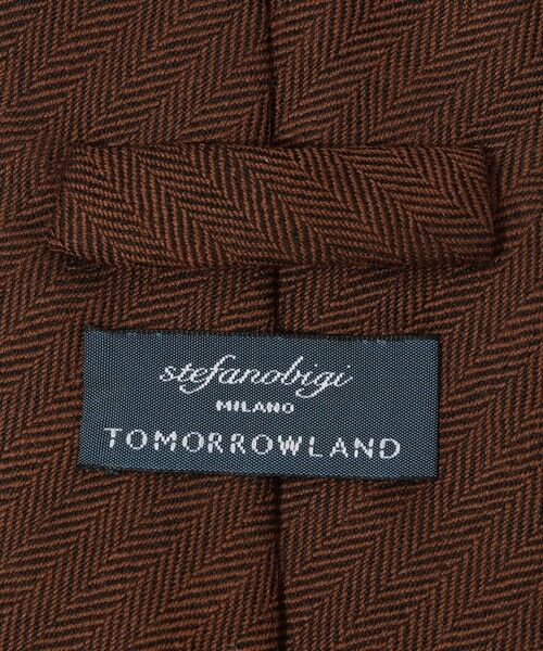 TOMORROWLAND / トゥモローランド ネクタイ | STEFANO BIGI ウール ヘリンボーン柄ネクタイ | 詳細3