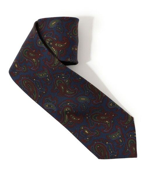 TOMORROWLAND / トゥモローランド ネクタイ | STEFANO BIGI シルクプリント ペイズリー柄ネクタイ | 詳細1