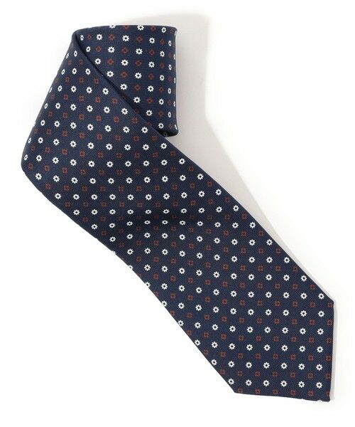 TOMORROWLAND / トゥモローランド ネクタイ | STEFANO BIGI シルクプリント 小紋柄ネクタイ | 詳細1
