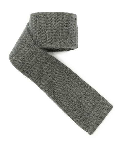 TOMORROWLAND / トゥモローランド ネクタイ | TOMORROWLAND MADE IN ITALY モヘア ナイロン ウール ニットタイ(15 グレー)