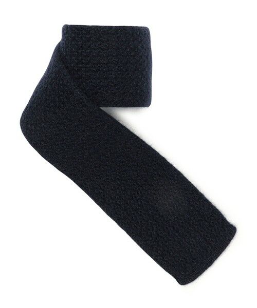 TOMORROWLAND / トゥモローランド ネクタイ | TOMORROWLAND MADE IN ITALY モヘア ナイロン ウール ニットタイ(69 ネイビー)