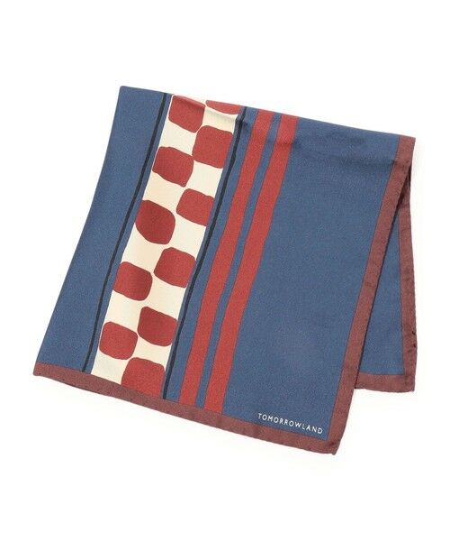 TOMORROWLAND/トゥモローランド TOMORROWLAND MADE IN ITALY シルクポケットチーフ 66 ブルー系 F TOMORROWLAND/トゥモローランド TOMORROWLAND MADE IN ITALY シルクポケットチーフ 66 ブルー系 F