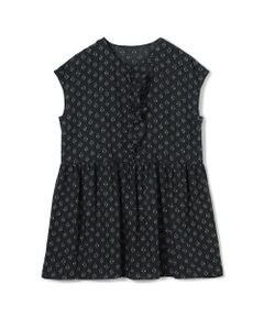 TOMORROWLAND / トゥモローランド シャツ・ブラウス | レーヨンプリント アシンメトリーフリルブラウス