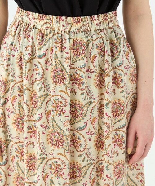 TOMORROWLAND / トゥモローランド ロング・マキシ丈スカート | レーヨンプリント ティアードマキシスカート | 詳細5