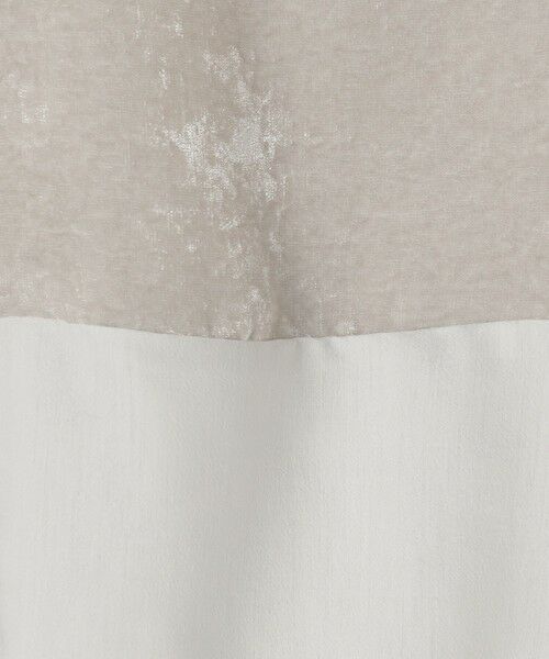 TOMORROWLAND / トゥモローランド シャツ・ブラウス | ベルベットコンビ Tブラウス | 詳細10