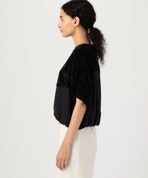 TOMORROWLAND / トゥモローランド シャツ・ブラウス | ベルベットコンビ Tブラウス | 詳細3