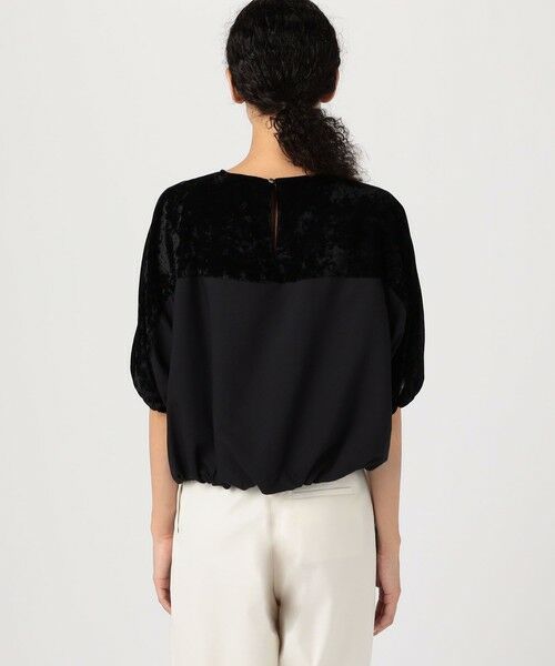TOMORROWLAND / トゥモローランド シャツ・ブラウス | ベルベットコンビ Tブラウス | 詳細4