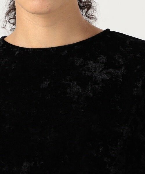TOMORROWLAND / トゥモローランド シャツ・ブラウス | ベルベットコンビ Tブラウス | 詳細5