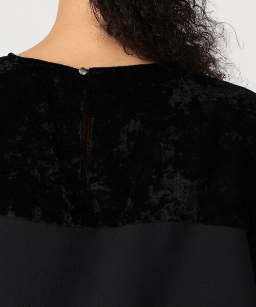 TOMORROWLAND / トゥモローランド シャツ・ブラウス | ベルベットコンビ Tブラウス | 詳細6