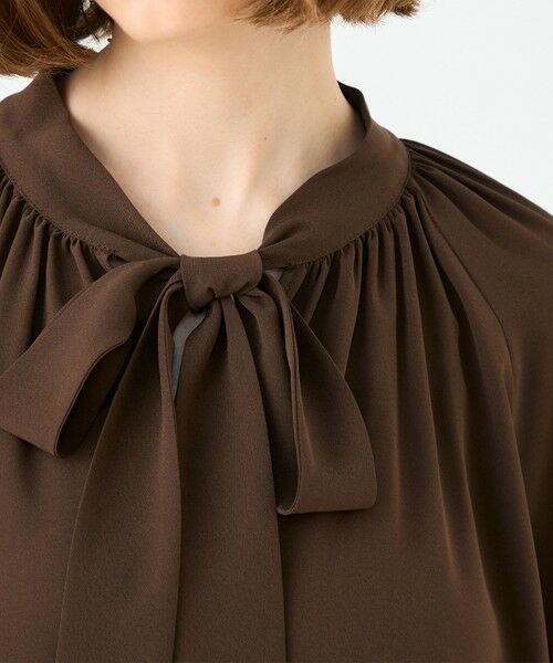 TOMORROWLAND / トゥモローランド シャツ・ブラウス(半袖以外) | シアートロピカル ボウタイブラウス | 詳細5