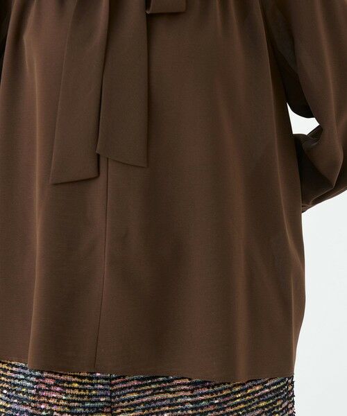 TOMORROWLAND / トゥモローランド シャツ・ブラウス(半袖以外) | シアートロピカル ボウタイブラウス | 詳細7