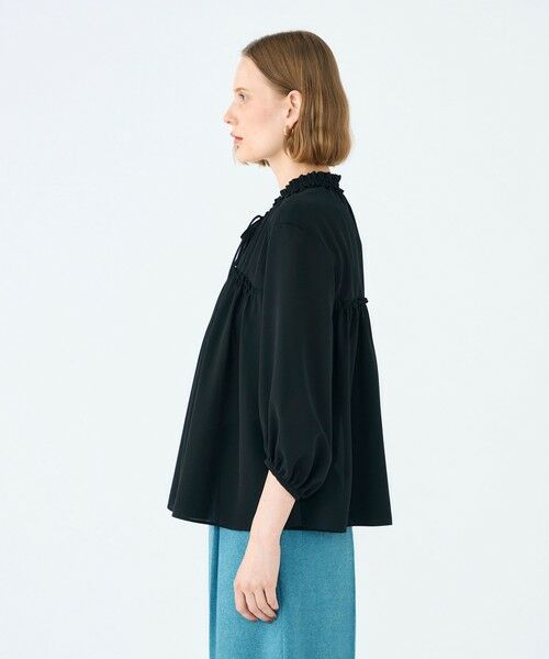 TOMORROWLAND / トゥモローランド シャツ・ブラウス（半袖以外） | シアートロピカル ボリュームギャザーブラウス | 詳細3