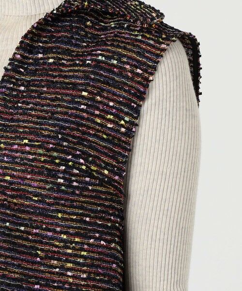 TOMORROWLAND / トゥモローランド ベスト | フリンジヤーンツイード スキッパーベスト | 詳細8