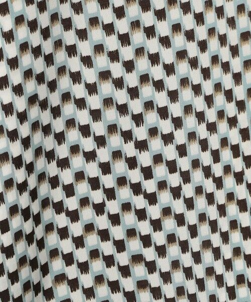 TOMORROWLAND / トゥモローランド シャツ・ブラウス（半袖以外） | ラグスクエアプリント フリルネックブラウス | 詳細8