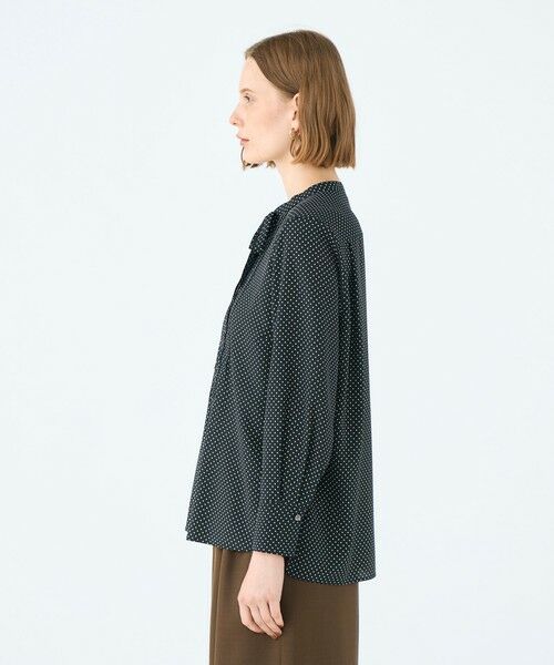 TOMORROWLAND / トゥモローランド シャツ・ブラウス（半袖以外） | ミニドットプリント スリムボウタイブラウス | 詳細3