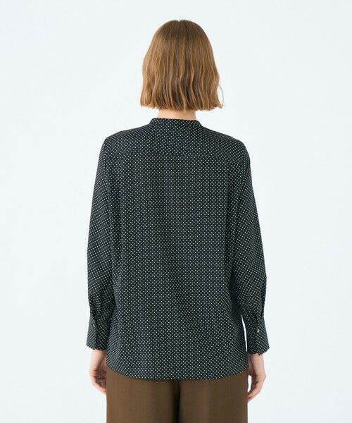TOMORROWLAND / トゥモローランド シャツ・ブラウス（半袖以外） | ミニドットプリント スリムボウタイブラウス | 詳細4