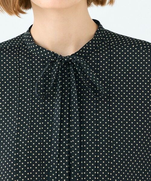 TOMORROWLAND / トゥモローランド シャツ・ブラウス（半袖以外） | ミニドットプリント スリムボウタイブラウス | 詳細5