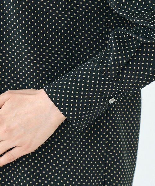 TOMORROWLAND / トゥモローランド シャツ・ブラウス（半袖以外） | ミニドットプリント スリムボウタイブラウス | 詳細6