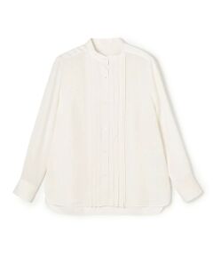 TOMORROWLAND / トゥモローランド シャツ・ブラウス（半袖以外） | スムースサテン ピンタックブラウス