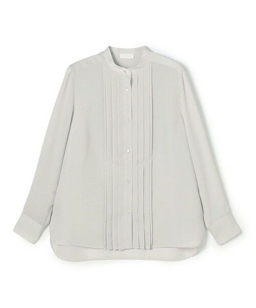 TOMORROWLAND/トゥモローランド スムースサテン ピンタックブラウス 13 ライトグレー 36(9号) TOMORROWLAND/トゥモローランド スムースサテン ピンタックブラウス 13 ライトグレー 36(9号)