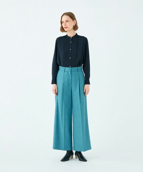 TOMORROWLAND / トゥモローランド シャツ・ブラウス（半袖以外） | スムースサテン ピンタックブラウス | 詳細1