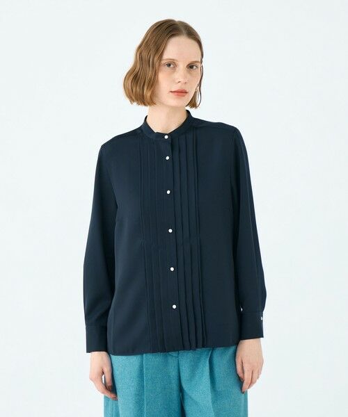 TOMORROWLAND / トゥモローランド シャツ・ブラウス（半袖以外） | スムースサテン ピンタックブラウス | 詳細2