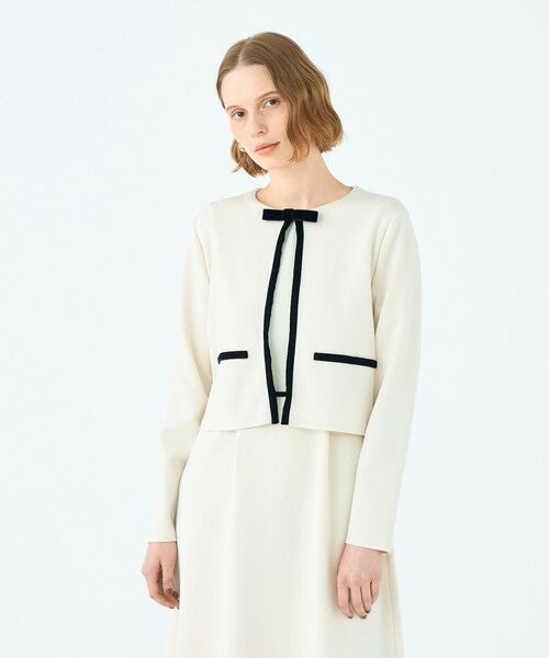 TOMORROWLAND / トゥモローランド カーディガン・ボレロ | ミラノリブ クルーネックカーディガン | 詳細2