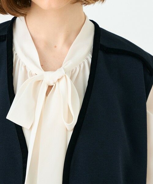 TOMORROWLAND / トゥモローランド ベスト | ミラノリブ Vネックジレ | 詳細6