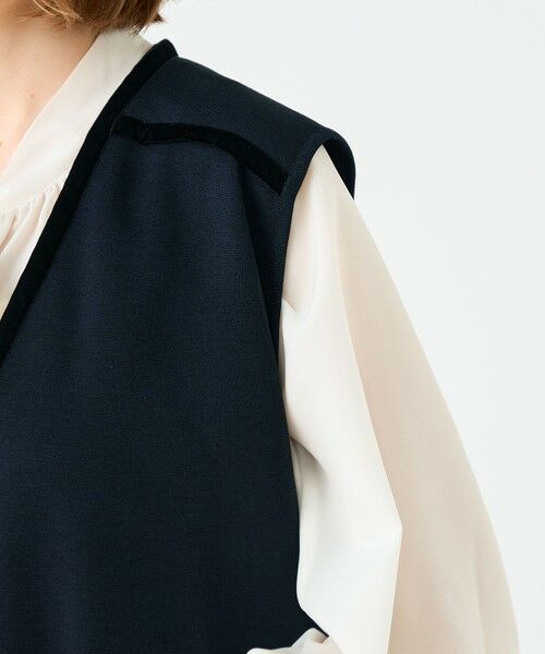 TOMRROWLAND ミラノリブ ジレ ミラノリブ ジレ | maison TOMORROWLAND/メゾン