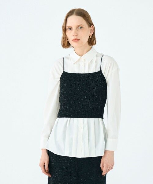 TOMORROWLAND / トゥモローランド キャミソール・チューブトップ | ストレッチスパンコール ショートキャミソール | 詳細2