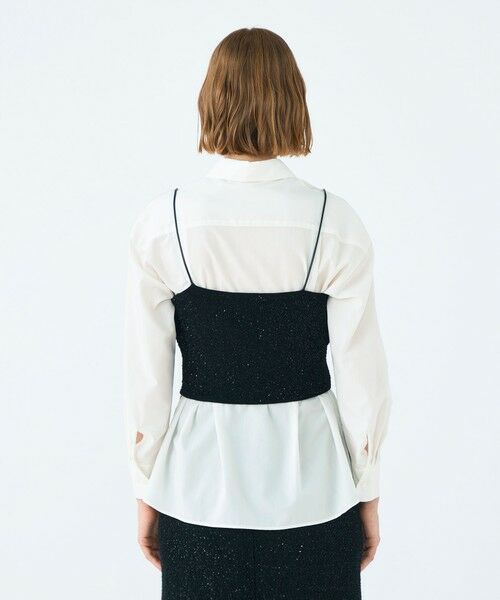 TOMORROWLAND / トゥモローランド キャミソール・チューブトップ | ストレッチスパンコール ショートキャミソール | 詳細4