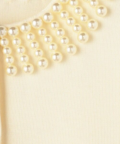 TOMORROWLAND / トゥモローランド カーディガン・ボレロ | ウールポリエステルパールコンビ クルーネックカーディガン | 詳細9