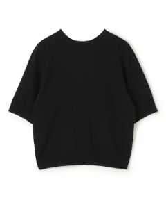 TOMORROWLAND / トゥモローランド ニット・セーター | パールコンビ バックシャンハーフスリーブプルオーバー