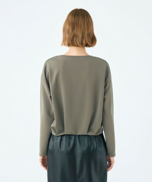 TOMORROWLAND / トゥモローランド カットソー（半袖以外） | エラスティックジャージー タックショートプルオーバー | 詳細4