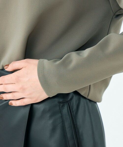 TOMORROWLAND / トゥモローランド カットソー（半袖以外） | エラスティックジャージー タックショートプルオーバー | 詳細6