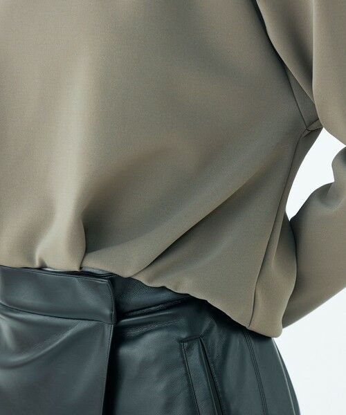 TOMORROWLAND / トゥモローランド カットソー（半袖以外） | エラスティックジャージー タックショートプルオーバー | 詳細7