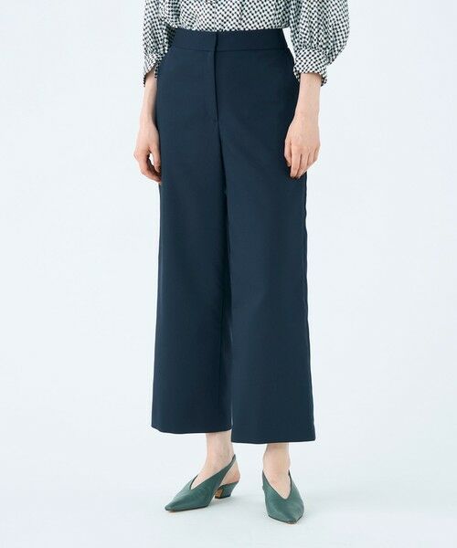 TOMORROWLAND / トゥモローランド その他パンツ | ソフトポリエステルレーヨンストレッチ セミワイドパンツ | 詳細2